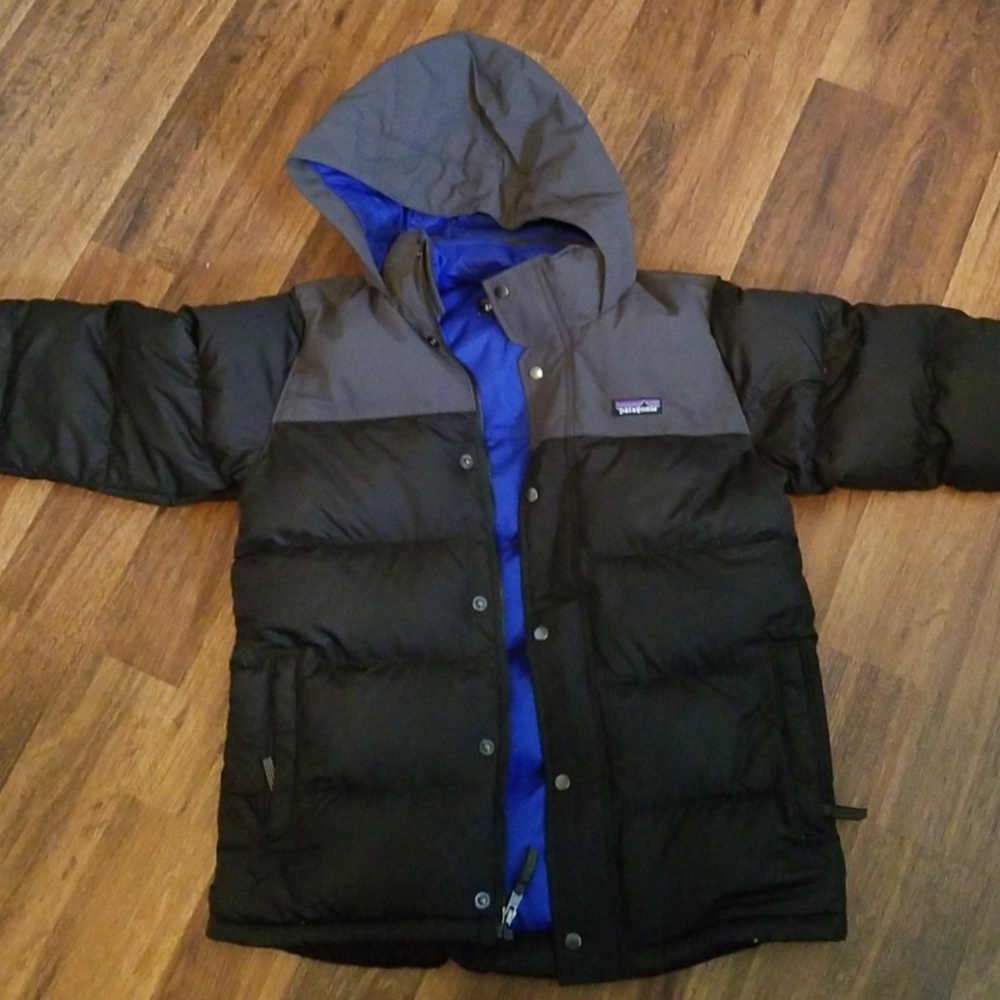 Patagonia kids down jacket size L 12